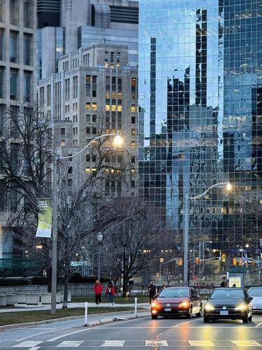 Toronto winter street