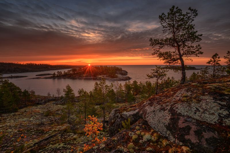 ладога Осеннее утро на Ладоге... фото превью