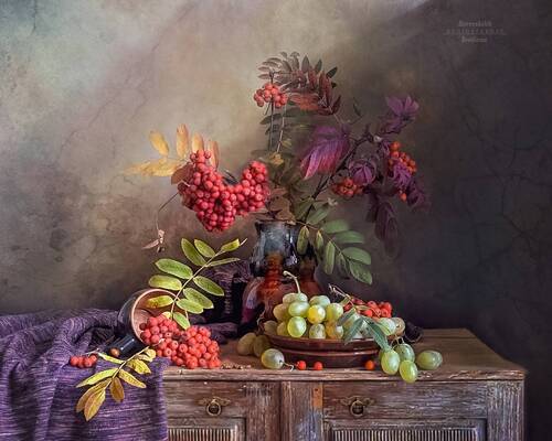 Рябина красная!