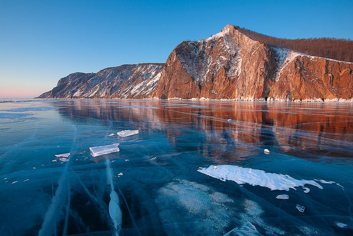 байкал, зима, лед., Сергей Захаров.