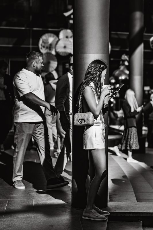 Один солнечный день в осеннем Москва-Сити фото превью