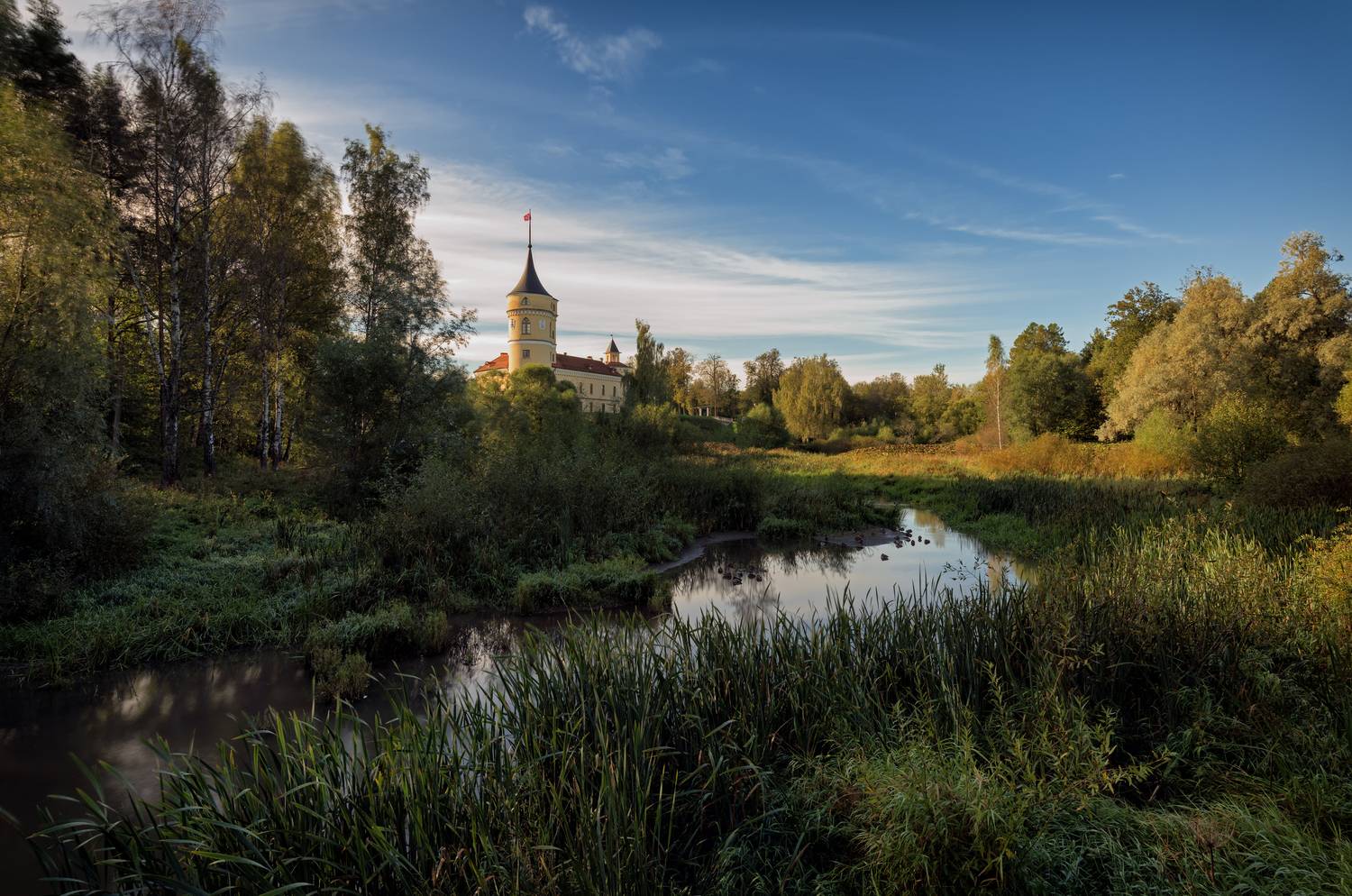 замок, бип, (мариенталь)., санкт-петербург., павловск., осень, Тихонов Дмитрий