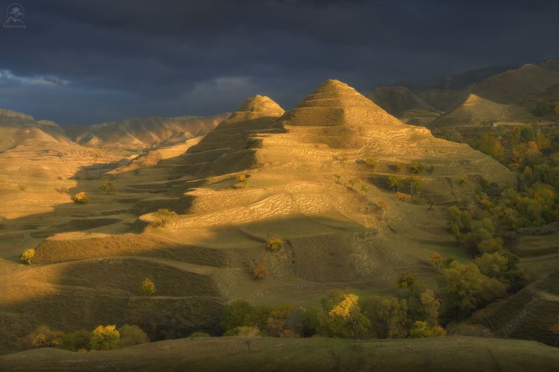 дагестан, горный дагестан, кавказ, фототур в дагестан, деревья, горы, террасы, гунибский район \\\