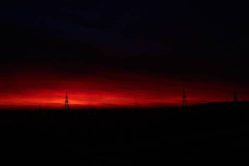 Красный рассвет над Мамаевым Курганом