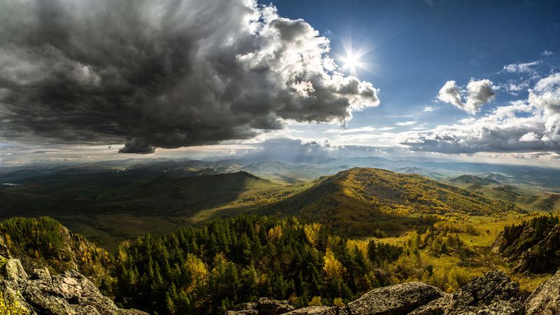 алтай Осенний пейзаж фото превью