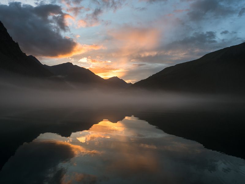Нижнее Шавлинское озеро фото превью