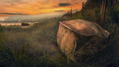 Закат в Алупке. Крым.