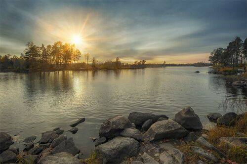 Вечер на Вуоксе