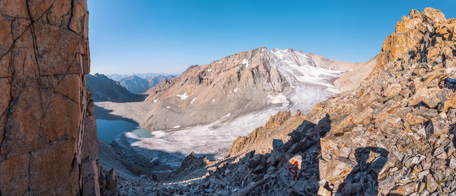 Горы, ледник, Джунгария, Казахстан, Джунгарский Алатау, Evgeniy Khilkevitch
