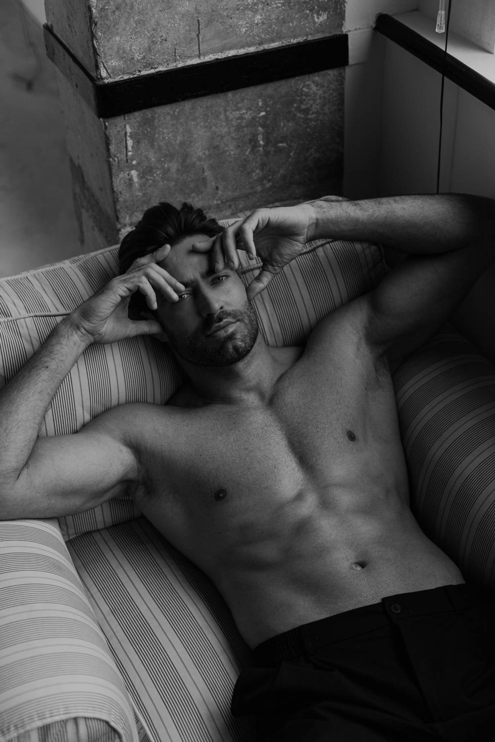 мужской портрет, мужчина, мужская съемка, black and white, male, men, актер, модель, Брагида Ольга