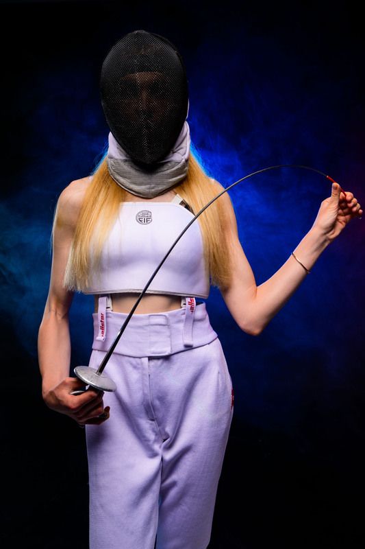 фехтование girl фото превью