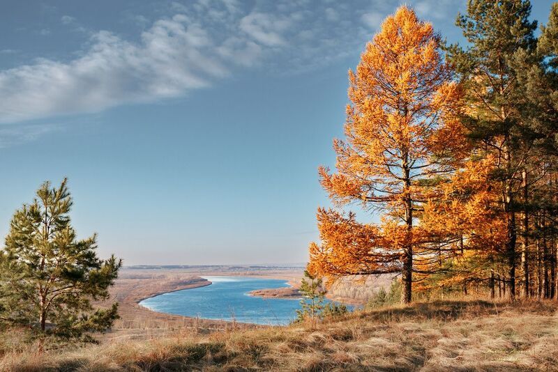 река Агидель, осень 2025 фото превью