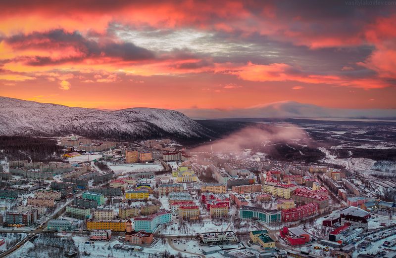 кольский, фототур, яковлевфототур, териберка, северноесияние, арктика Кировск на закате фото превью