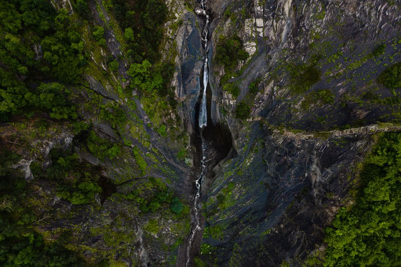 горы, Дагестан, Южный Дагестан, пейзаж,водопад, аэрофото  фото превью