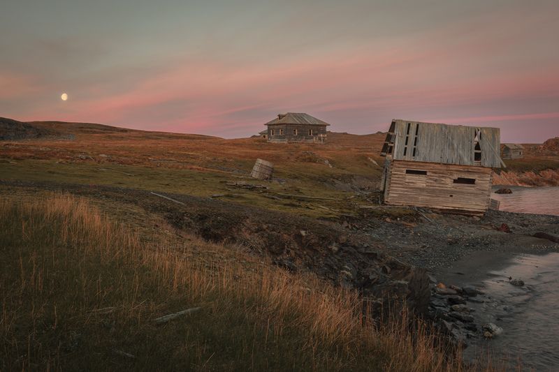 Сентябрьский вечер на острове Южный. Архипелаг Новая Земля фото превью