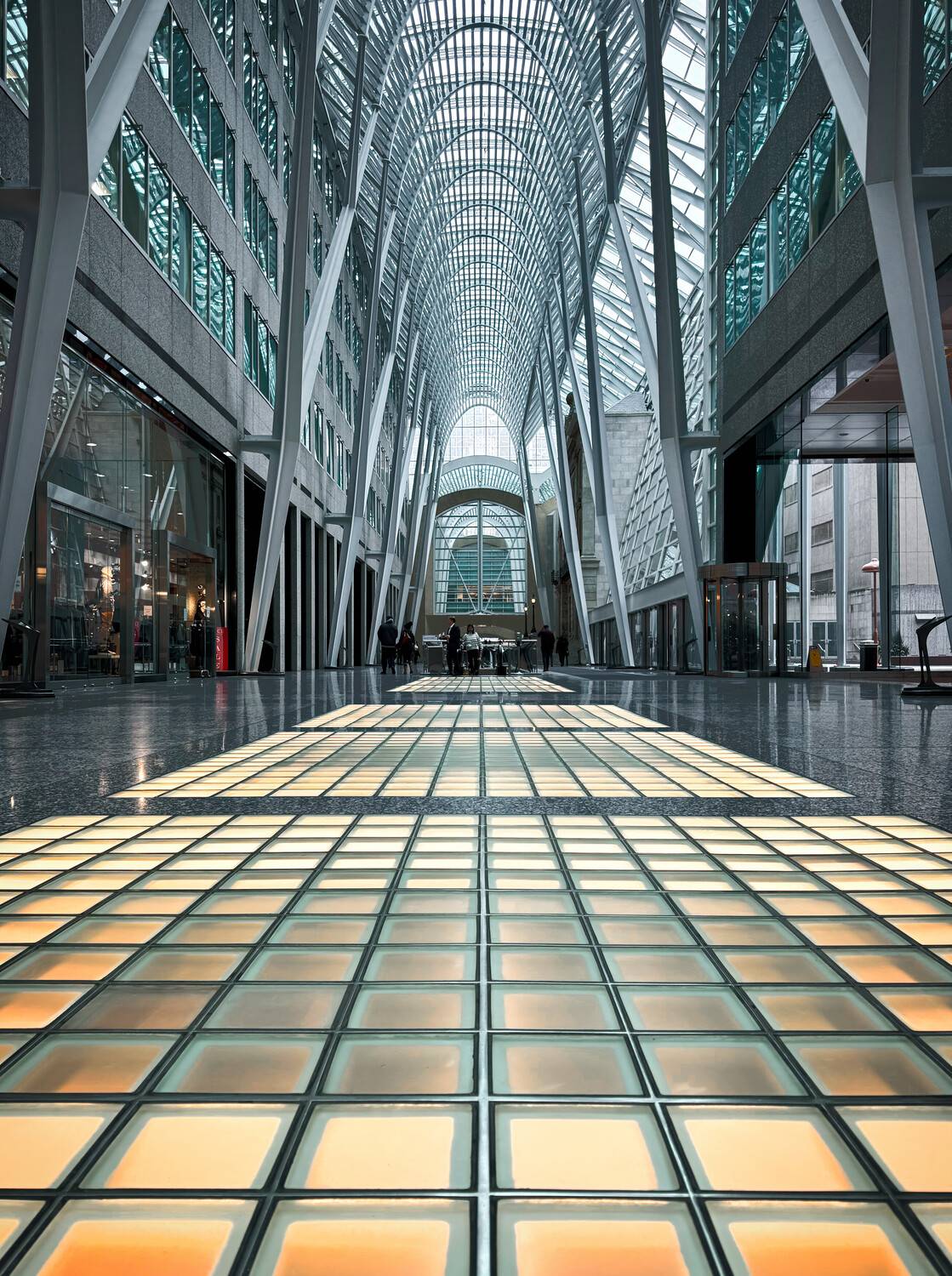 #architecture #modern #galleria #construction #light #frame #arch #perspective #steel #design #indoor #ueban #city, Shpek Andrey