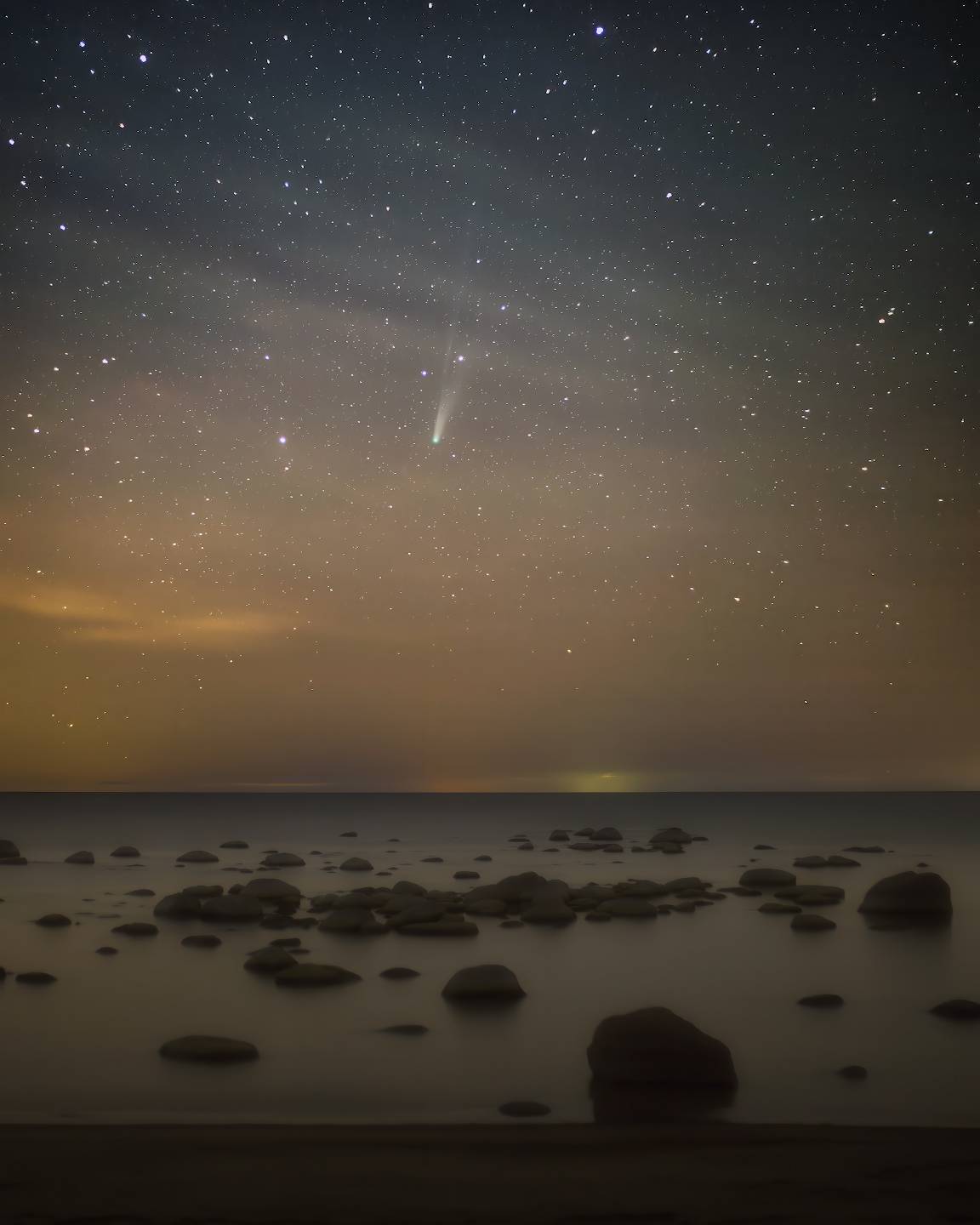 комета, космос, ночь, Марголин Алексей