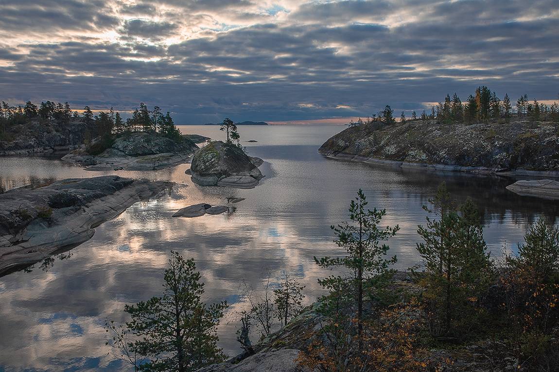 карелия, ладожское озеро, ладожские шхеры, осень., Сергей Захаров.