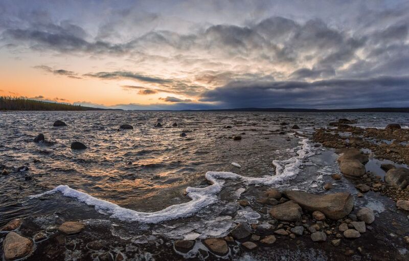 Осенняя Имандра. Кольский фото превью