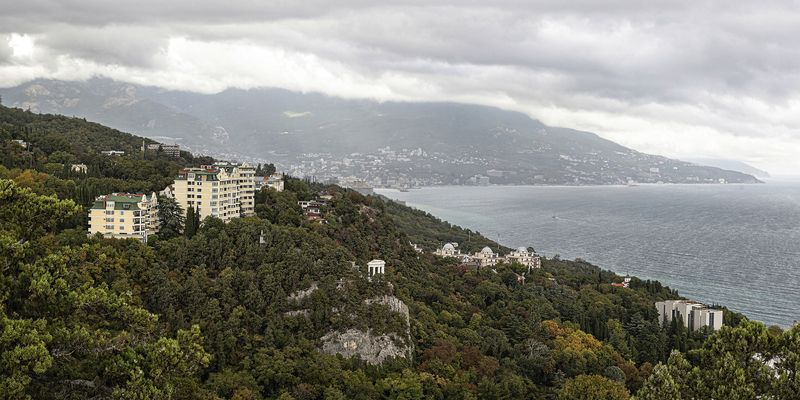 россия, крым, большая_ялта, ореанда, крестовая_гора, пейзаж, *** фото превью