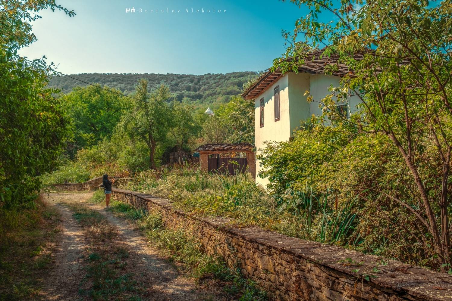 старо стефаново,българия,old,building,light,blue, Алексиев Борислав