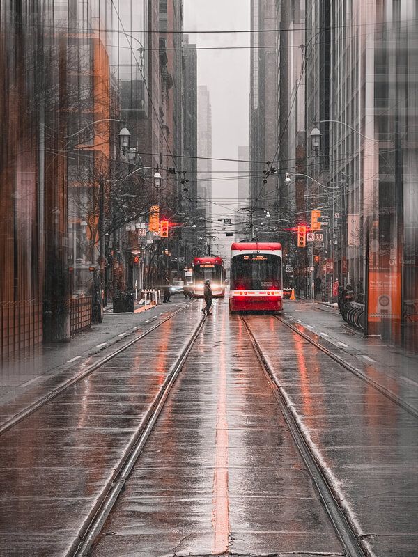 Toronto winter street фото превью