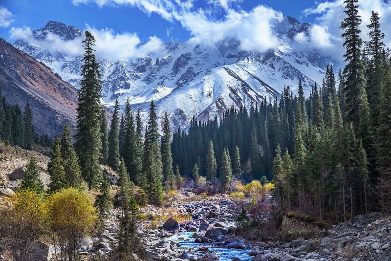 кыргызстан  памятник гагарину барскоон Перевал  Барскоон фото превью