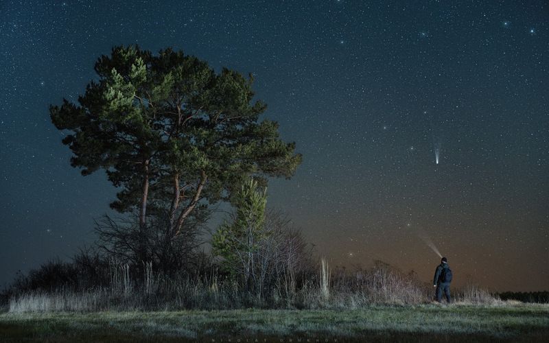 Комета C/2025 A6 (Lemmon) фото превью