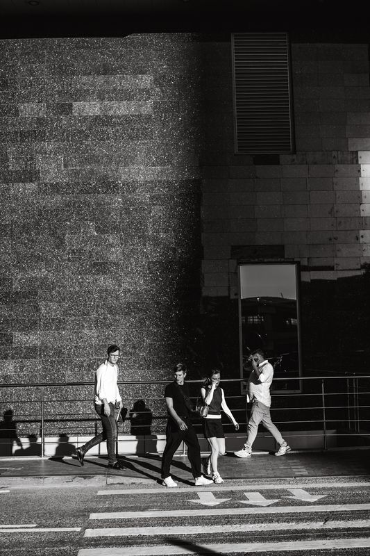 Один солнечный день в осеннем Москва-Сити фото превью