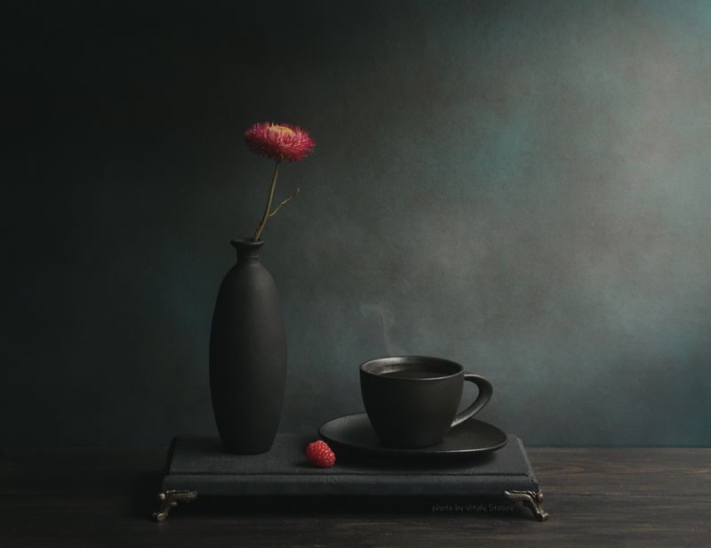 Цветок и чашка чая.. фото превью