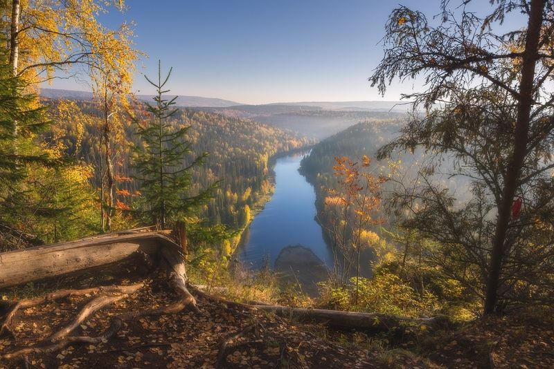 Красота осеннего утра фото превью