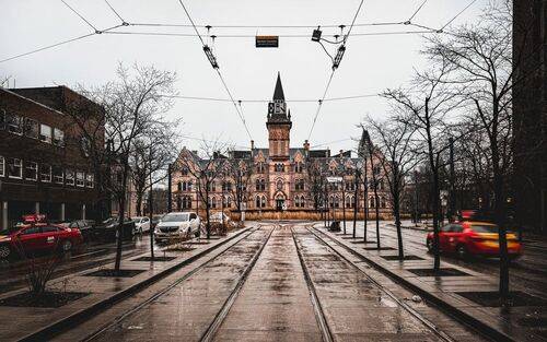 Toronto winter street