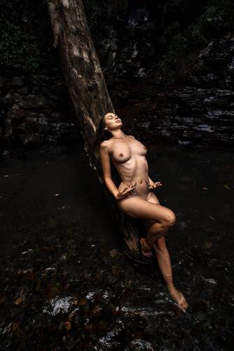 Woman and fall
