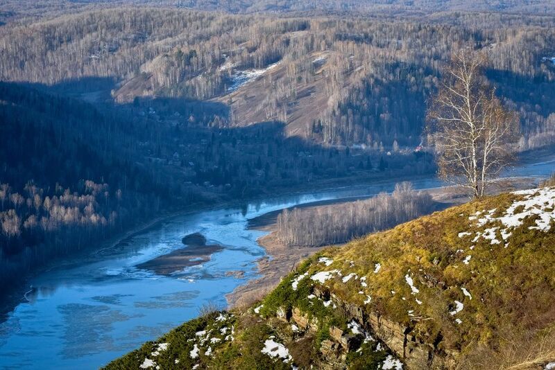 Катунские утёсы в октябре фото превью