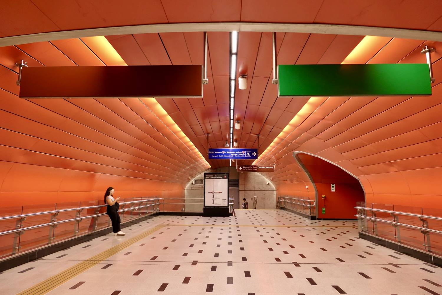 City/Architecture, Metro, Colors, Santiago de Chile, People, , Povarova Ree Svetlana