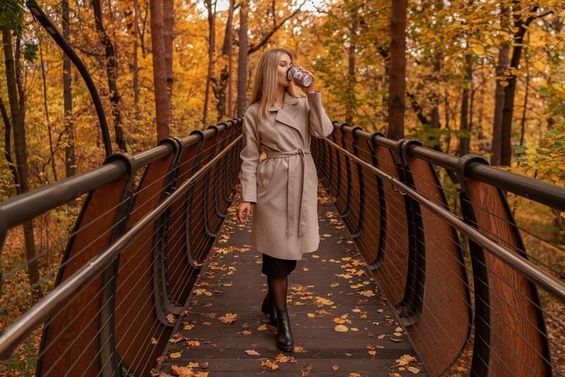 #portrait #autumn #girl Осенний латте фото превью