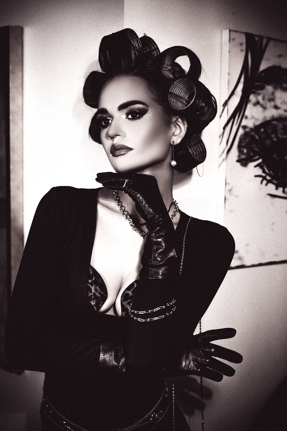 woman, portrait, fashion, beauty, indoors, glamour, Болгов Руслан