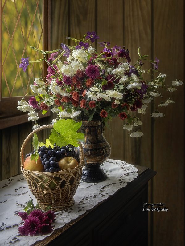 Осенний дачный натюрморт фото превью