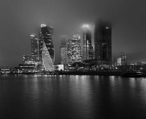 Туман над Москва-Сити