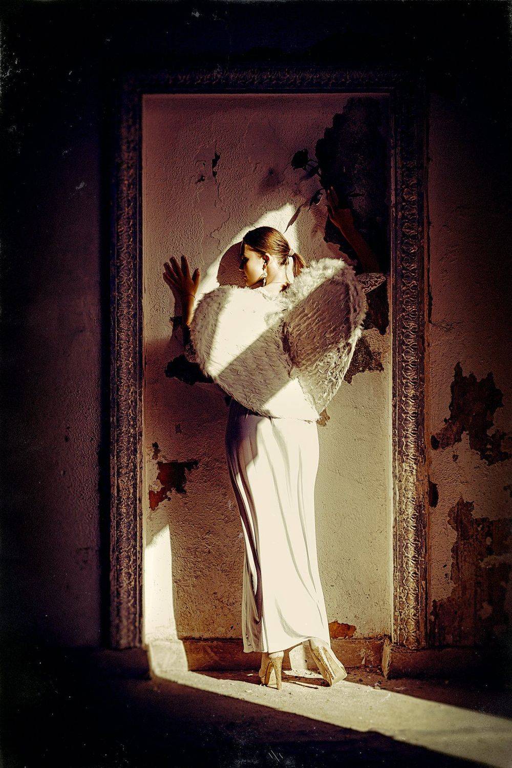 Angel, Beauty, Indoor, Natural light, Portrait, Wings, Woman, Руслан Болгов (Axe)