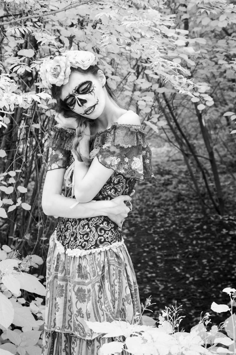 Santa muerte, ir, девушка, природа, Сергей Козинцев