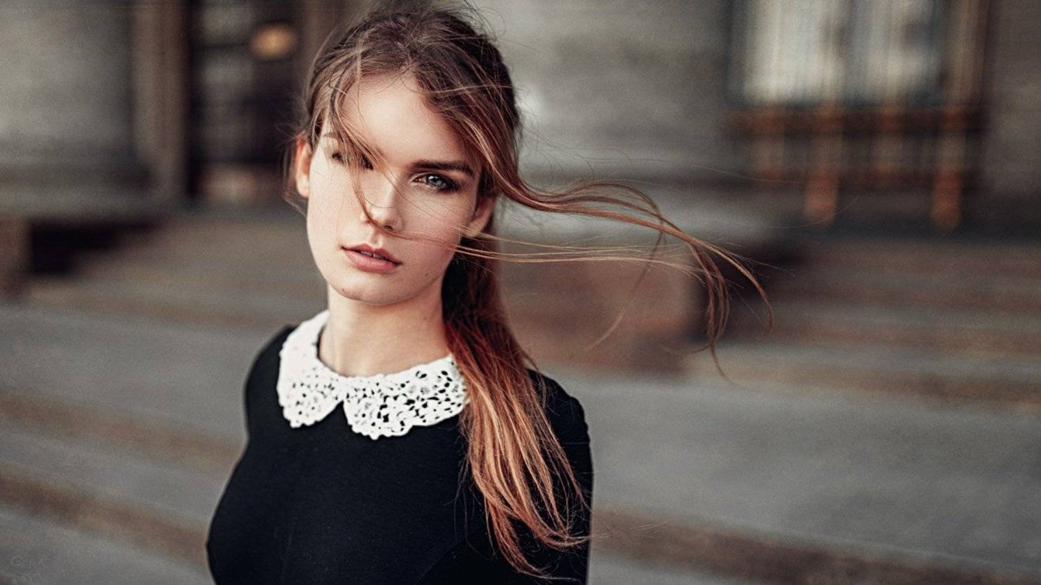 Art, Model, Mood, Portrait, Wind, Арт, Ветер, Настроение, Портрет, Георгий Чернядьев