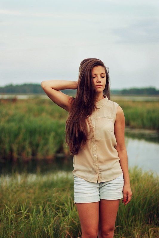 красота, красиво, девушка, модель, лето, тверская область Lr3 фото превью