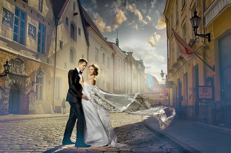 Tallinn. Streets of old town. фото превью