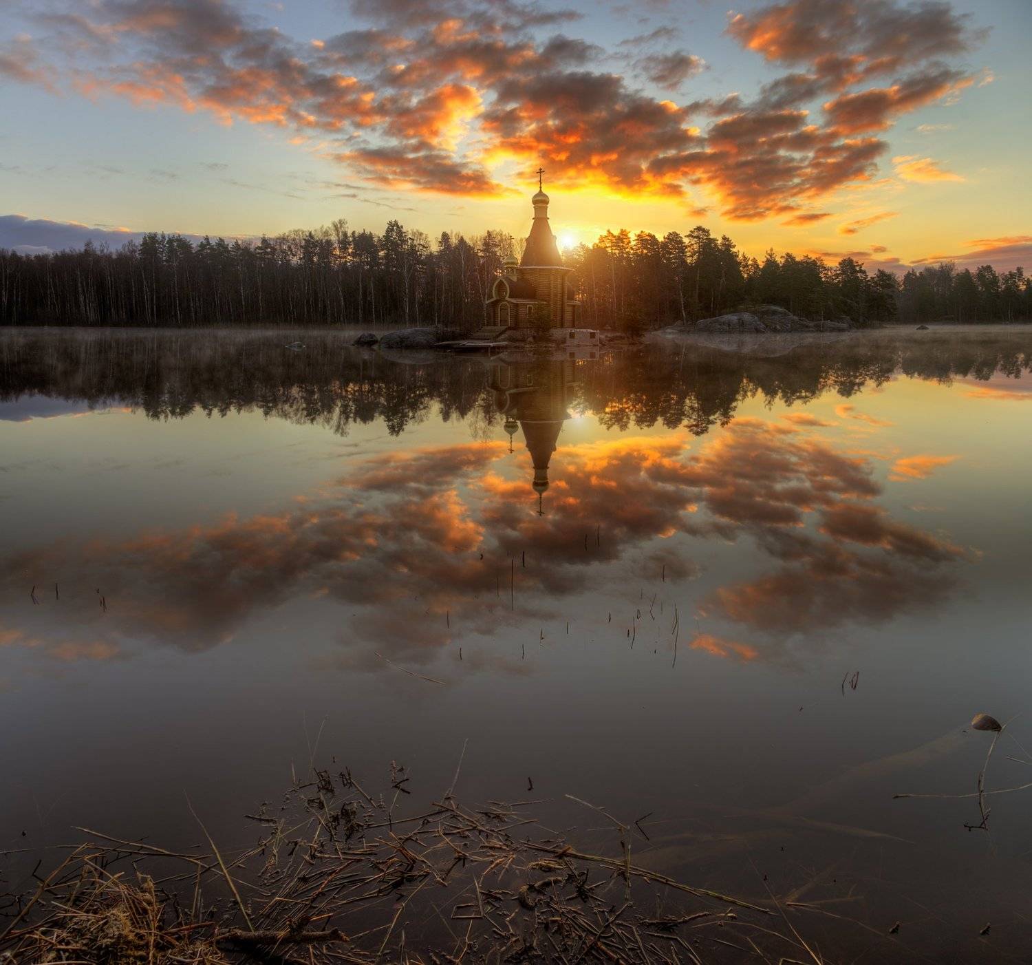 Вуокса, Пейзаж, Эдуард Гордеев