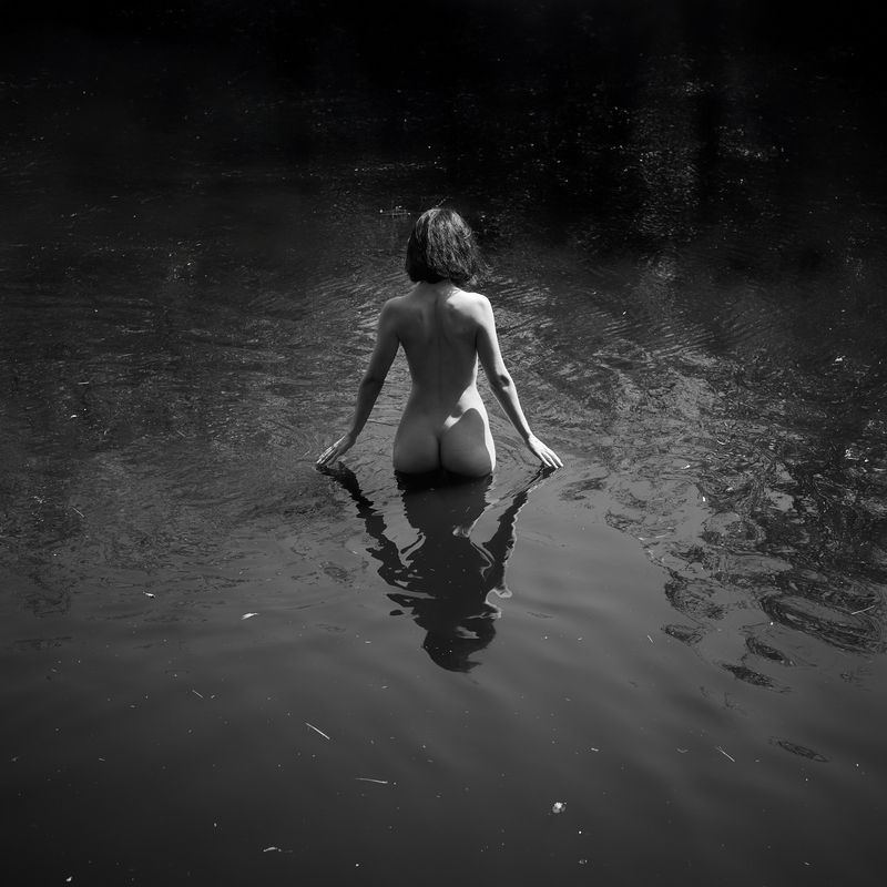 nude, nu, sexy, naked, girl, portrait Лето фото превью