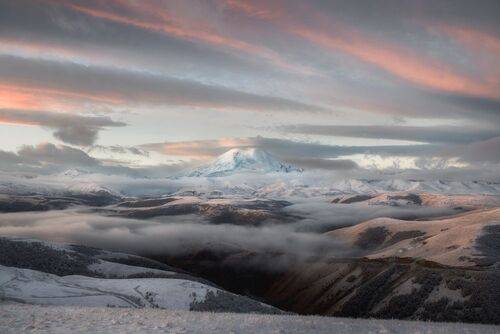 Утро в Приэльбрусье.