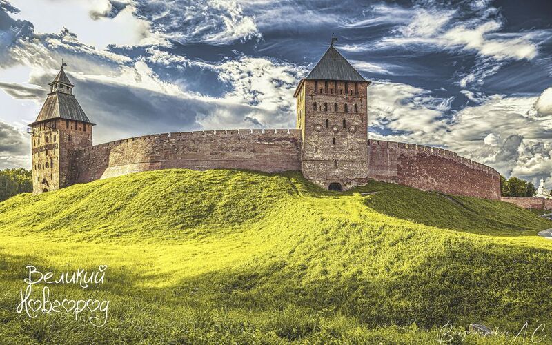 детинец великий новгород Башни детинца. фото превью