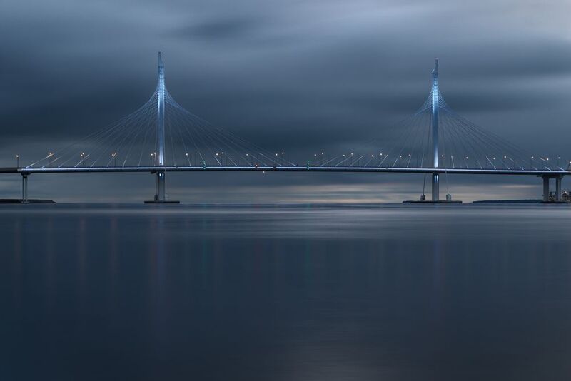 Мост ЗСД.  Санкт-Петербург фото превью