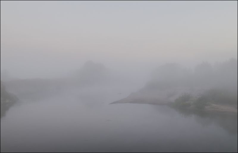 Утро в молочном тумане фото превью